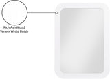 Artisto Ash Veneer Contemporary Mirror - Elegant Curved Design for Stylish Home Organization