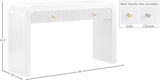 Artisto Contemporary Console Table with Elegant Ash Veneer Finish and Versatile Handle Options
