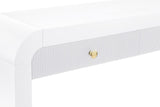 Artisto Contemporary Console Table with Elegant Ash Veneer Finish and Versatile Handle Options