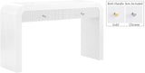 Artisto Contemporary Console Table with Elegant Ash Veneer Finish and Versatile Handle Options