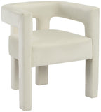 Athena Velvet Dining Chair - Modern Elegance with Soft Boucle Fabric for Stylish Dining Experiences