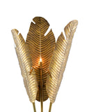 Tropical Large Brass Floor Lamp