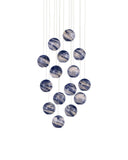 Palatino 15-Light Round Multi-Drop Pendant