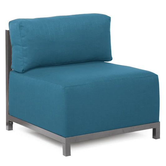 Axis Chair Seascape Turquoise Titanium Frame