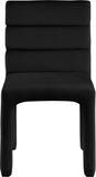 Kai Dining Chair Set of 2 - Luxurious Velvet Upholstery with Channel Tufting for Ultimate Comfort