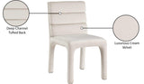 Kai Dining Chair Set of 2 - Luxurious Velvet Upholstery with Channel Tufting for Ultimate Comfort