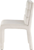 Kai Dining Chair Set of 2 - Luxurious Velvet Upholstery with Channel Tufting for Ultimate Comfort