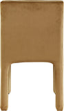 Kai Dining Chair Set of 2 - Luxurious Velvet Upholstery with Channel Tufting for Ultimate Comfort