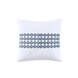 4 Piece Oversized Reversible Matelasse Quilt Set, Blue