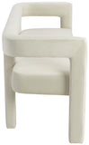 Athena Velvet Contemporary Bench - Luxurious Seating Solution for Modern Living Spaces, 66.5" Wide