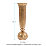 Gold Oversized Trumpet Vase