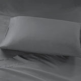 Sheet Set with Side Storage Pockets, Dark Grey