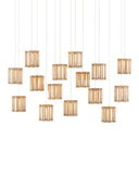 Daze 15-Light Linear Multi-Drop Pendant