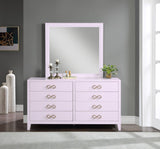 Bowtie Glass Contemporary Mirror - Elevate Your Bedroom Decor with Unique Elegance and Style