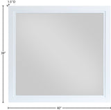 Bowtie Glass Contemporary Mirror - Elevate Your Bedroom Decor with Unique Elegance and Style