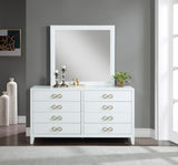 Bowtie Glass Contemporary Mirror - Elevate Your Bedroom Decor with Unique Elegance and Style