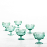 Archie Verde Footed Dessert Bowl 10oz