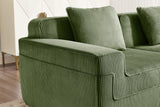 MARTHA 153" 4-Seater Sofa with 2 Ottomans