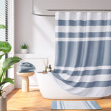3M Scotchgard Water Repellent Shower Curtain, Dark Blue