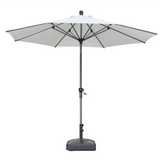 PURPLE LEAF Round Tiltable Patio Umbrella Poolside Porch Table Umbrella