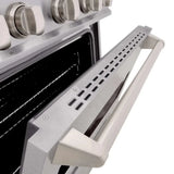 ZLINE 30" Classic Gas Range, Convection Gas Oven DuraSnow® Stainless Steel, Brass Burners CGRS-BR-30
