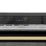 ZLINE 24" Convection Microwave, Black Stainless, Gold MWOZ-24-BS-G