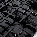 ZLINE 36" Dual Fuel Range, Gas Cooktop, Electric Convection Oven Stainless Steel, CDR-BR-36