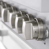 ZLINE 48 In. Gas Range, Stainless Steel, White Matte, SGR-WM-48