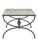 Agora White Travertine Cocktail Table
