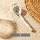 Japanese Ceramic Soup Spoon 16.7cm