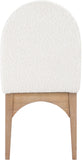 Waldorf - Boucle Dining Side Chair With Natural Legs