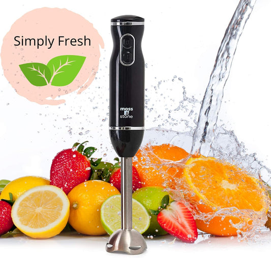 Moss & Stone 300W Hand Blender with Chopper & Whisk