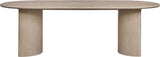 Caldra - Oak Veneer And Solid Wood Dining Table