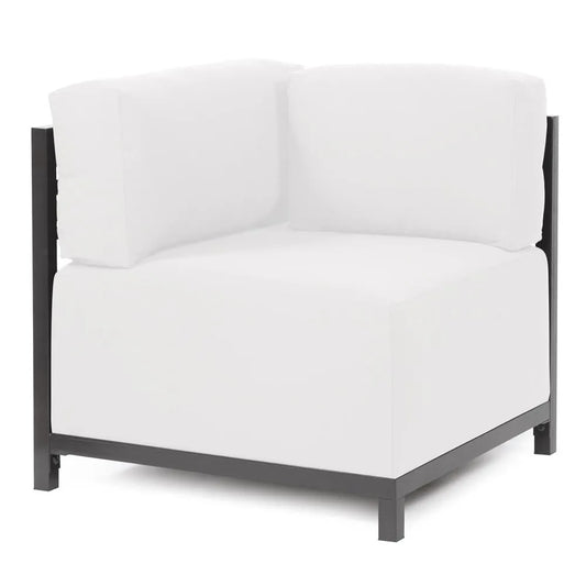 Axis 3pc Sectional Atlantis White Titanium Frame