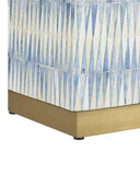Nadene Blue & White Accent Table