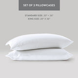 Luxury Satin 6-Piece Sheet Set, White
