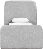 Fira - Linen Textured Fabric Upholstered Bed