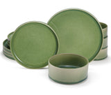 Kook Hearthstone Ceramic Dinnerware Set, 12-Piece