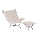 Indoor/Outdoor Puff Scroll Chair Dune Sand