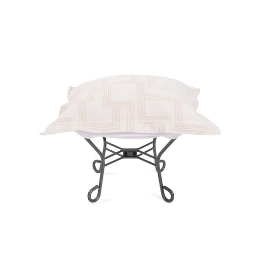 Indoor/Outdoor Puff Scroll Chair Syros Natural