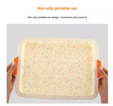 Reusable Square Silicone Baking Pan Nonstick Mold
