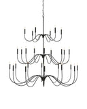 Tirrell Large Black Chandelier