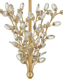 Forget-Me-Not Gold Floor Lamp