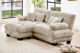 CLOUDIES 94" Loveseat with 1 Ottoman