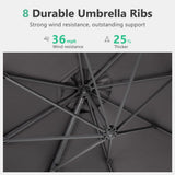 Outdoor 10ft Large Outdoor Umbrella For Garden, Pool, Beach