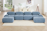 MIA 152'' 4-Seater Sofa with 2 Ottomans