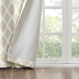 Ikat Blackout Window Panel, Taupe