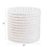 No Tip Cylinder Short Shar Pei White