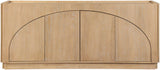 Everson - Oak Veneer And Solid Wood Sideboard/Buffet - Natural