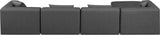 Cube - 5 Piece Modular Sectional With Chaise